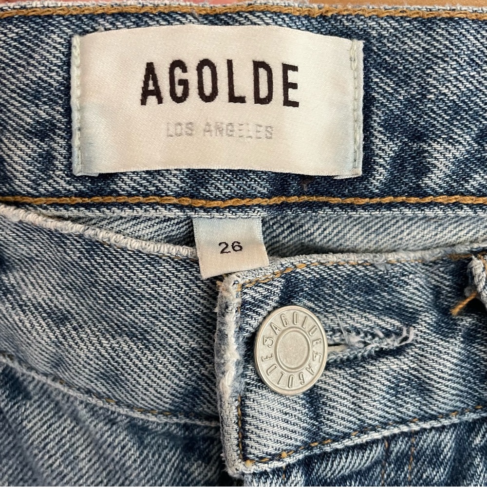 Agolde Riley Jeans Size 26 - Picture 2 of 4
